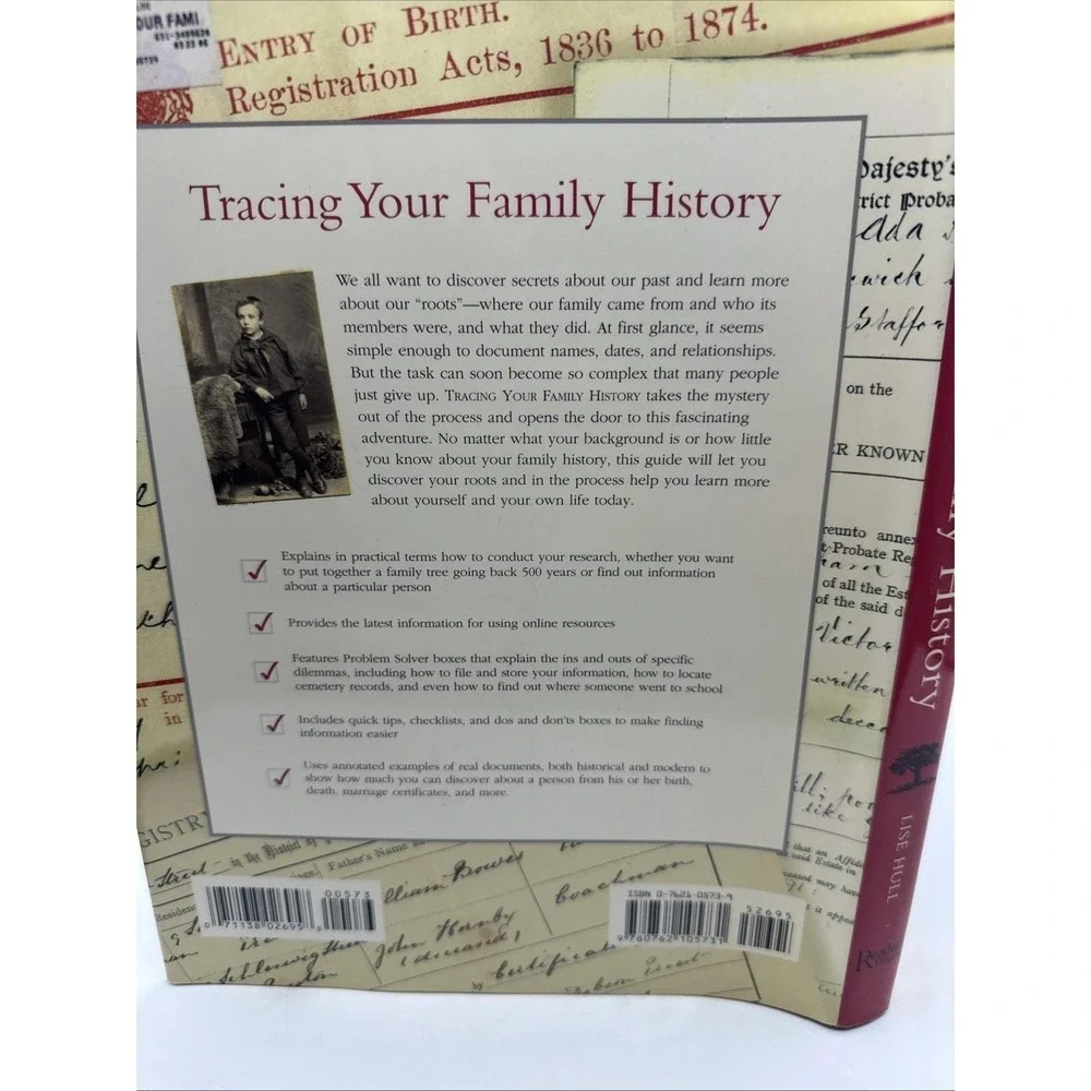 Reader's Digest Tracing Your Family History by Lisa Hull 2006 Hardback‎